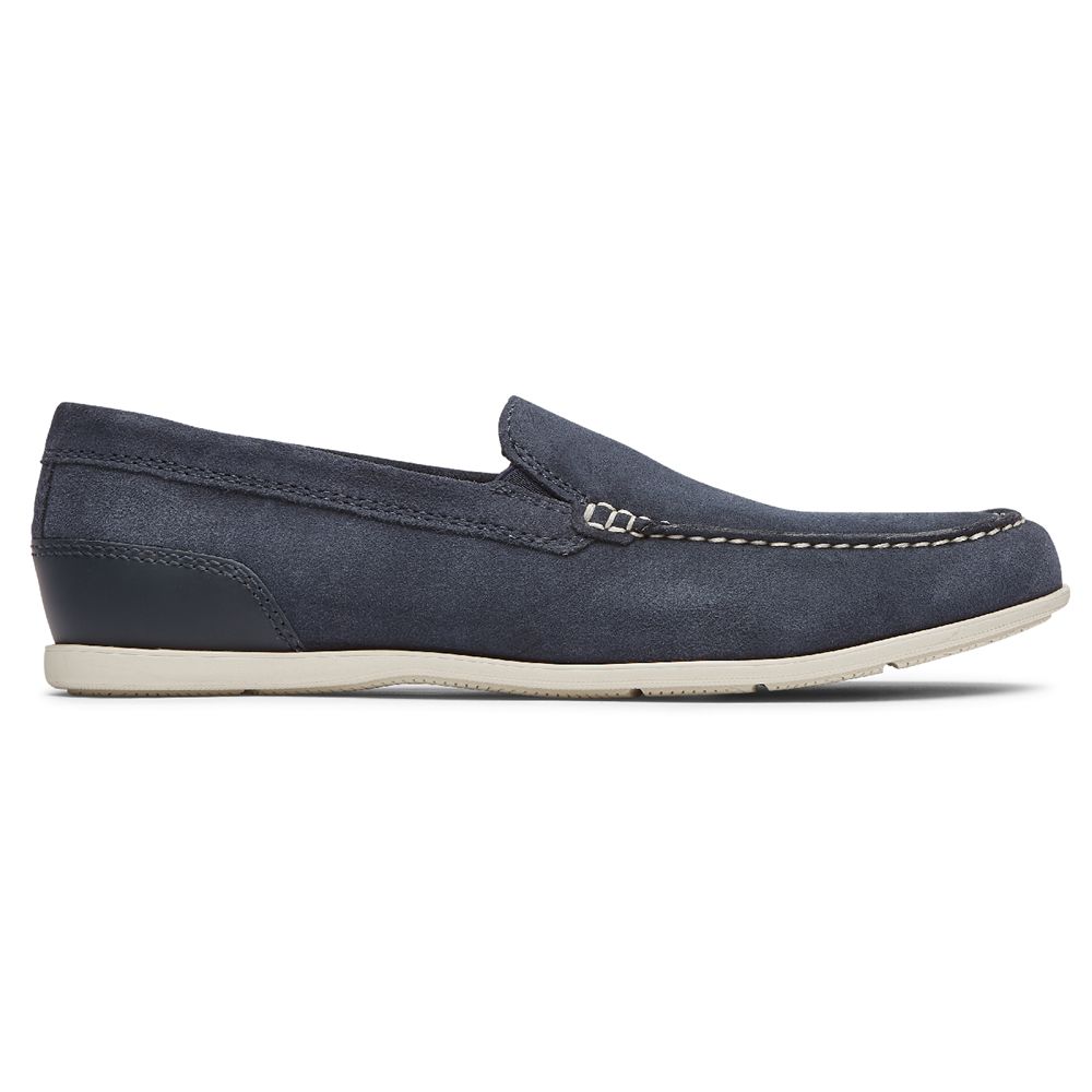 Slip-Ons Homem Rockport Malcom Venetian Azuis,Portugal EDYBO-4560